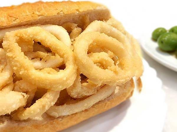 Fried Squid Sandwich