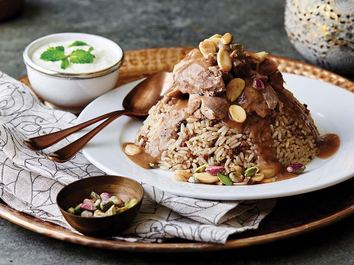 Stuffed lamb