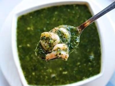 Molokhia With Shrimp