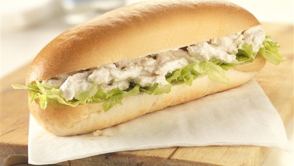 White cheese sandwich