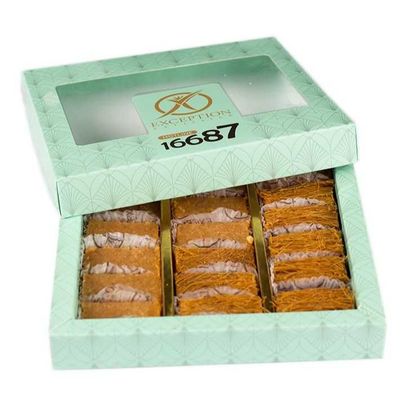 Plain Basbousa With Plain Kunafa Box 1/2 Kg