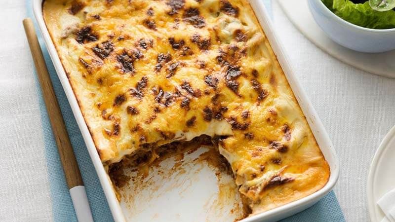 Bechamel With Seafood Pasta