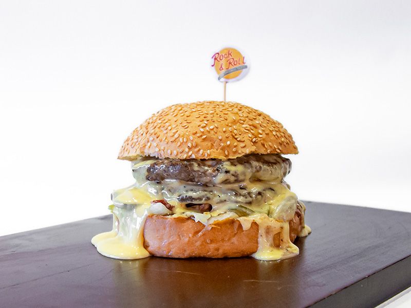 Mix Cheese Burger Sandwich