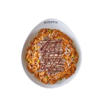 Grilled Veal BBQ Rice