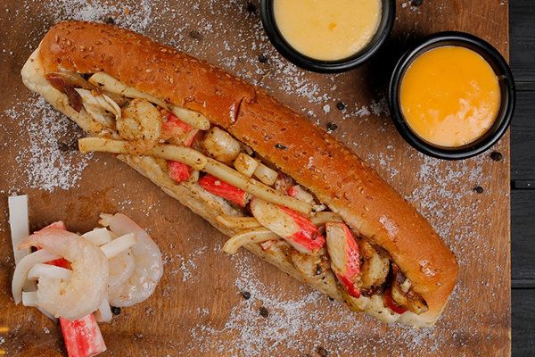 Grilled Shrimp Sandwich