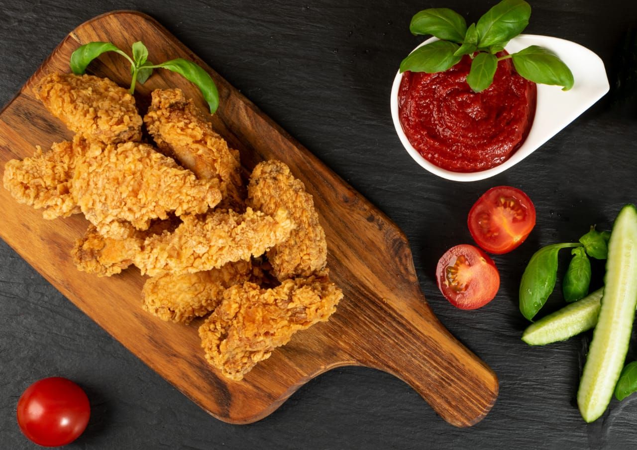 Light Crispy Slices Strips Chicken Meal 16 Pieces