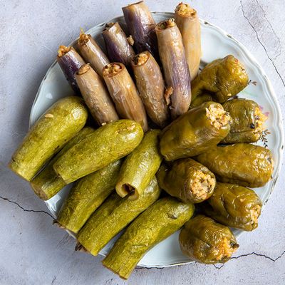 Mixed Stuffed Vegetables Platter