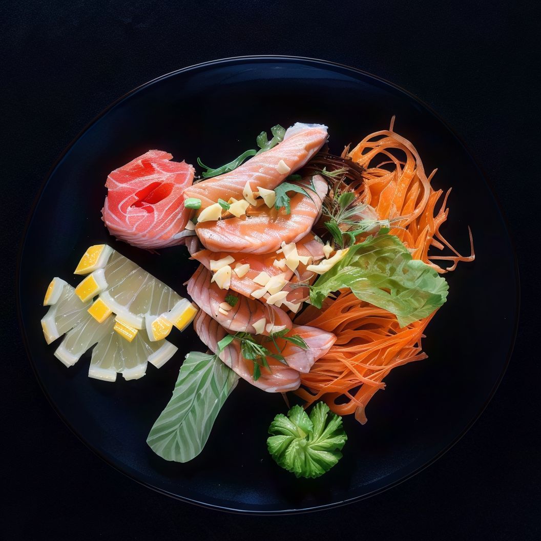 Seared Salmon Bad Sashimi