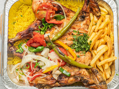 Syrian Grilled Chicken With Rice