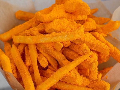 French Fries With Cheese Packet