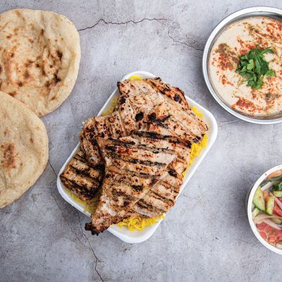 Quarter grilled banieh meal