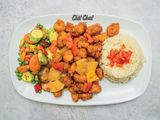 Chicken With Sweet And Sour Sauce Platter
