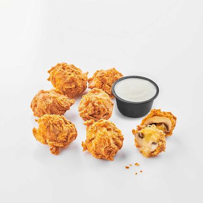 Fried Stuffed Mushrooms