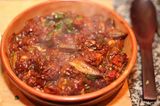 Okra With Mutton Meat Casserole