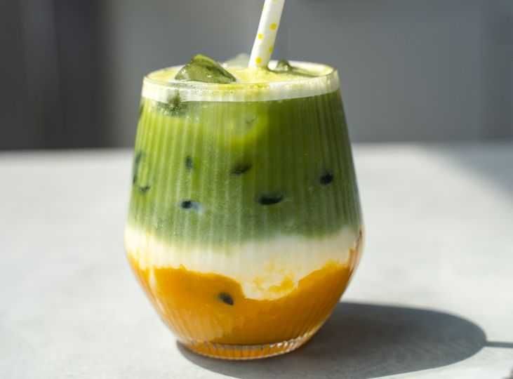 Matcha Mango Frappe