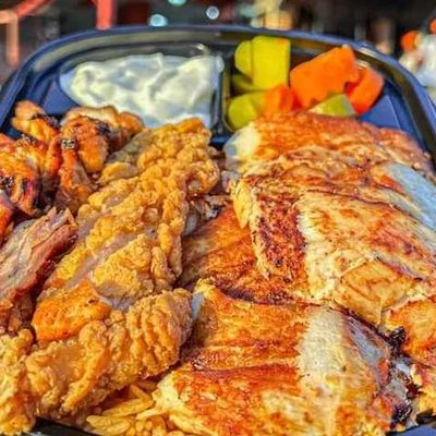 Mix Chicken Fattah