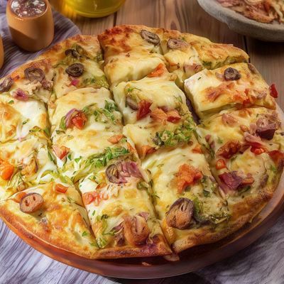 Pastrami Oriental Pizza