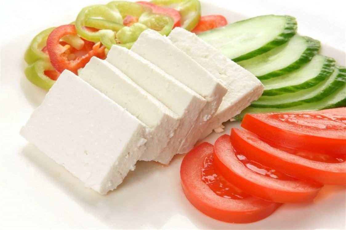 White cheese platter