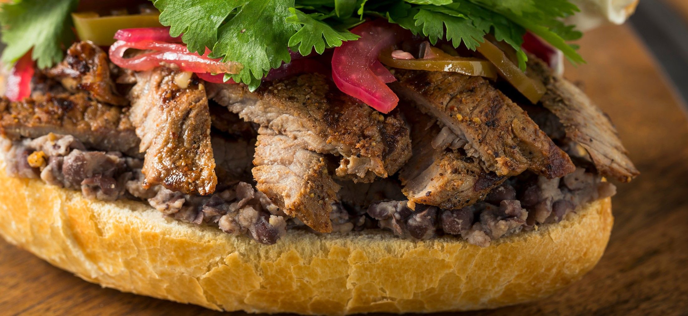 Grilled Mexican Beef Sandwich