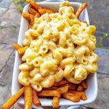 Fries With Pasta And Cheese