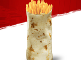 Syrian Bread Roumi Potatoes Sandwich