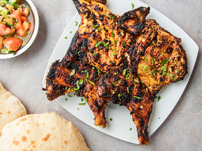 Whole Charcoal Grilled Chicken