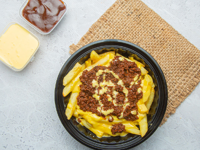 French Fries With Cheese And Jalapeno