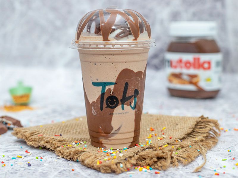 Nutella Chocolate Milkshake