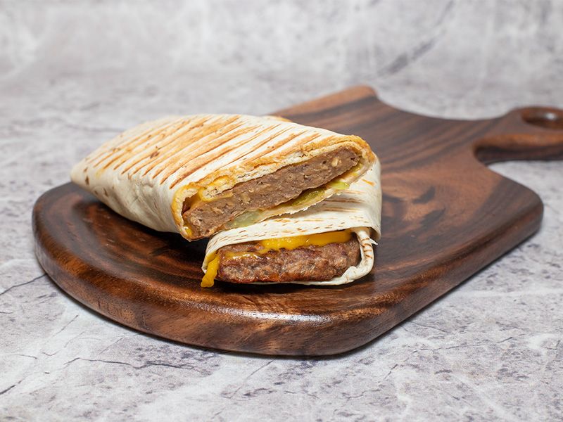Steak Burger Wrap