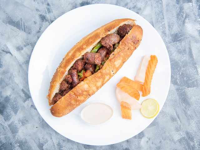 Grilled Alexandrian Sausage Sandwich