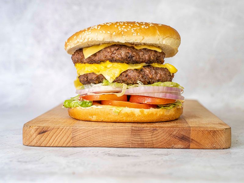 Cheese Beef Burger Sandwich