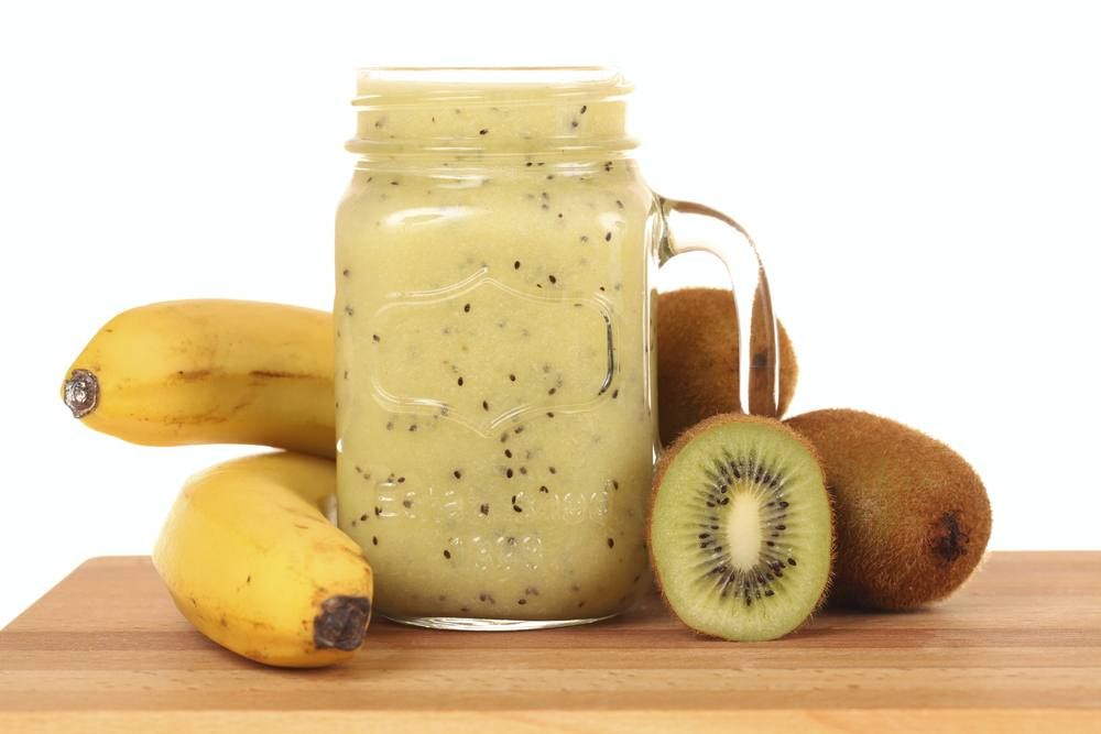 Kiwi With Banana Juice