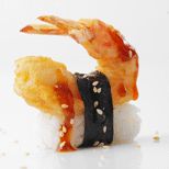 Tempura Shrimp Nigiri Sushi