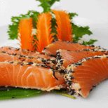 Aburi Sake Salmon Sashimi