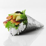 Eel and Avocado Hand Roll