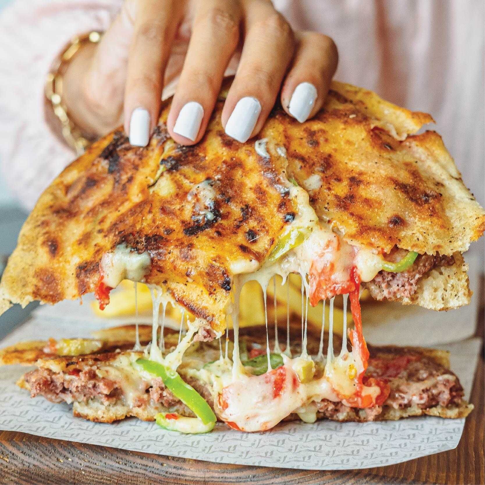 Vegetable with Cheese Meat Hawawshi