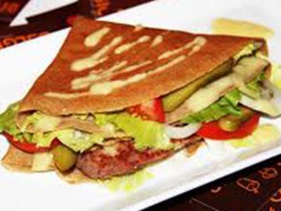 Beef Burger Crepe