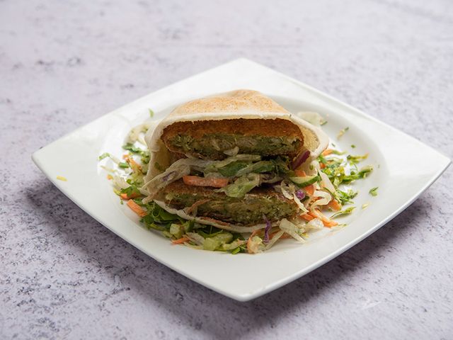 Taamia With Pickled Lemons With Safflower Sandwich