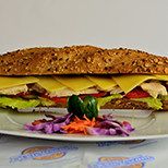Roasted Turkey Sandwich - White Baguette