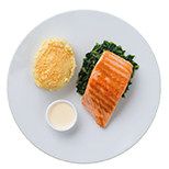 Poached Salmon Platter