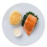 Poached Salmon Platter