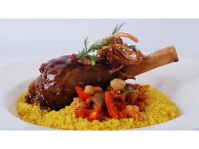 Lamb Shank With Rice Meal