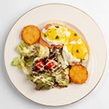 Salmon and Poached Eggs