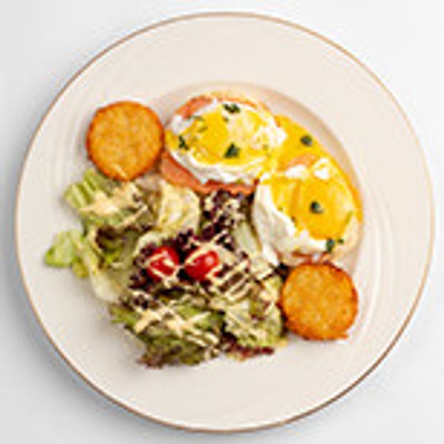 Salmon and Poached Eggs