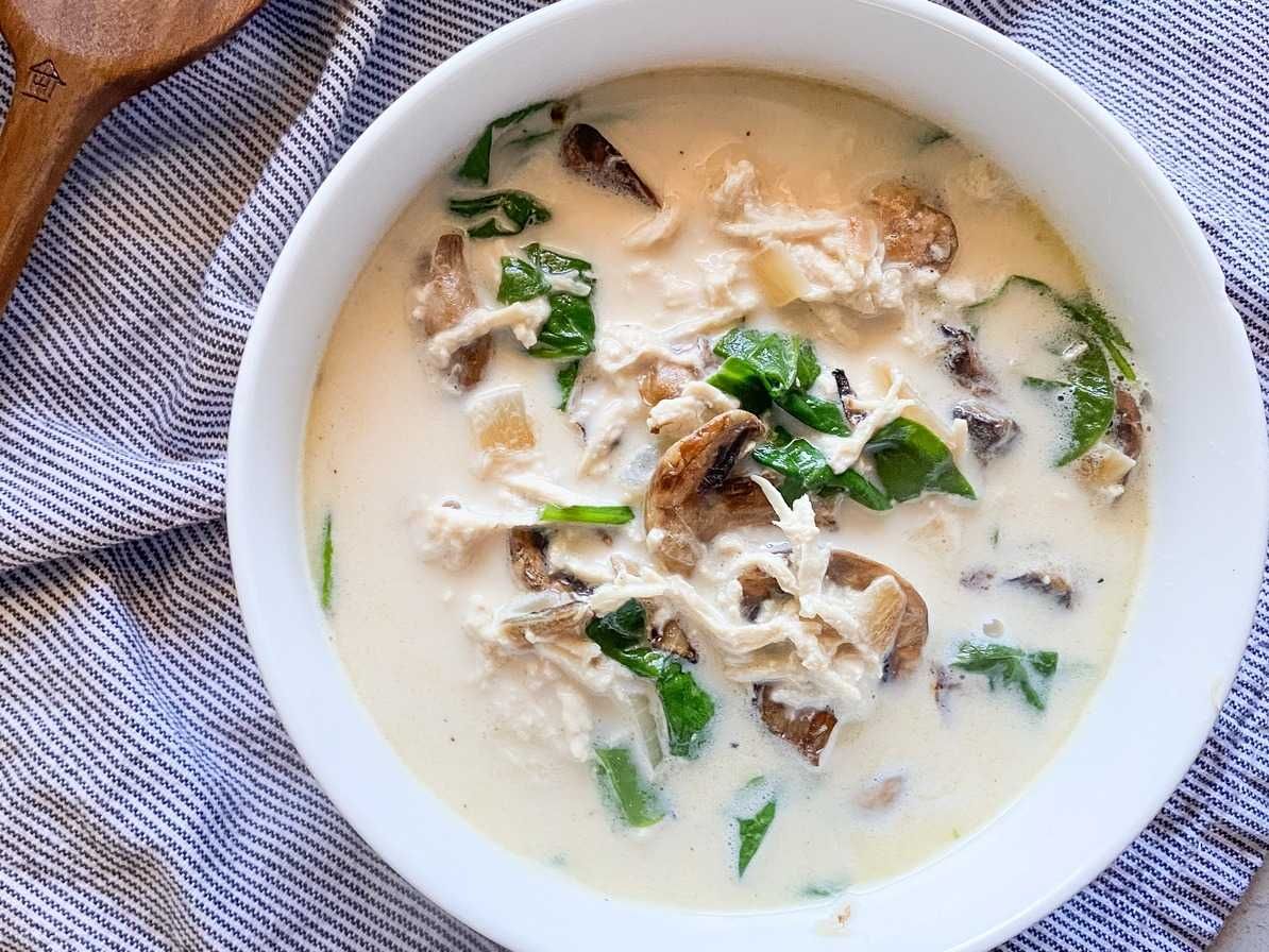 Smoked Cream Soup With Chicken
