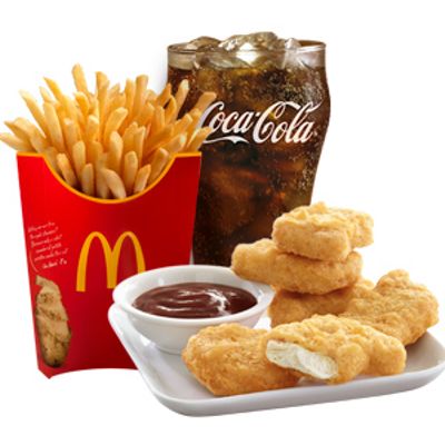 McNuggets 6 pieces Large Meal