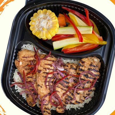 Smoky Grilled Chicken Meal