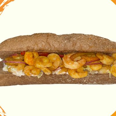 Shrimp Fajita Sandwich
