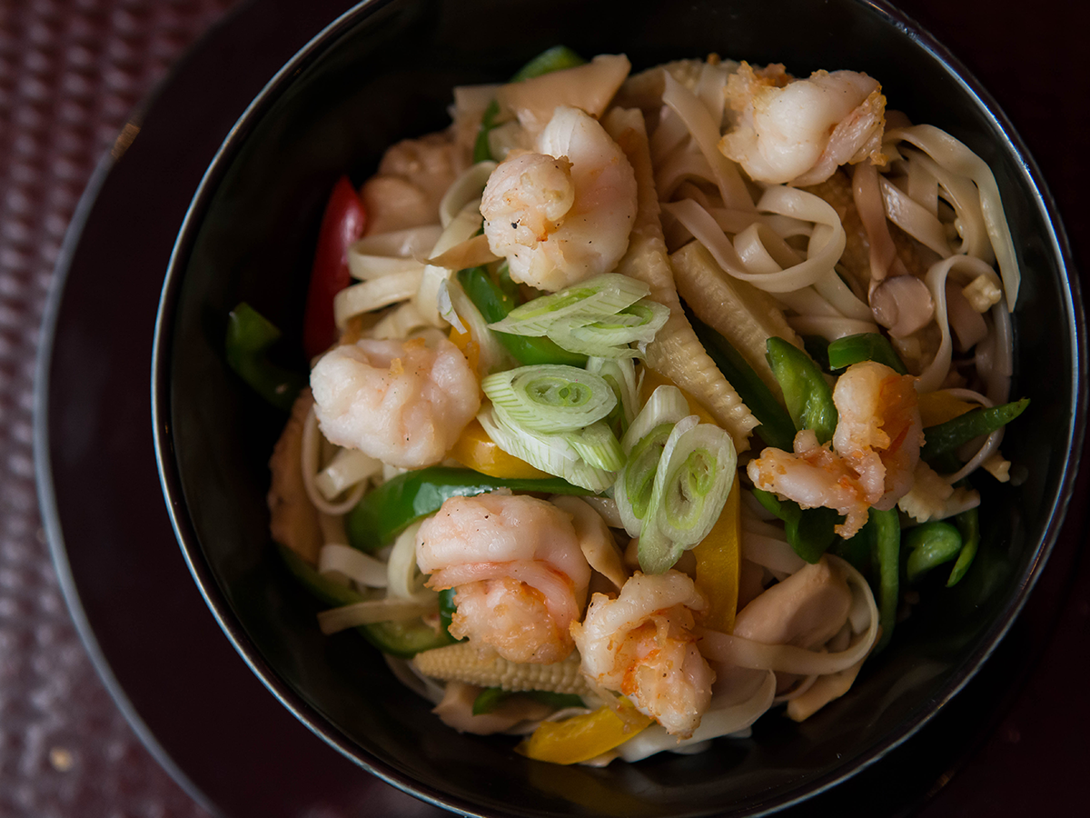 Little Buddha Hot Noodles Shrimp