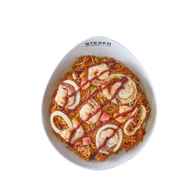Grilled Seafood BBQ Rice